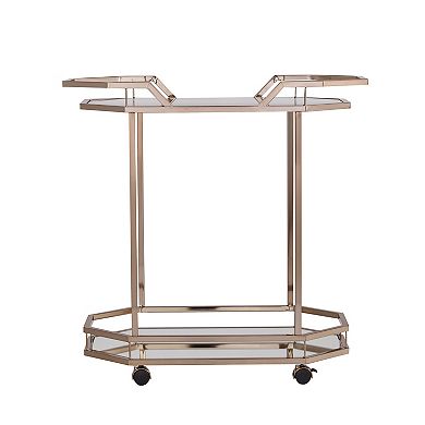 Southern Enterprises Ari Art Deco Bar Cart