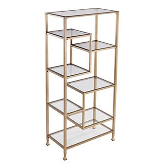 Southern Enterprises Asymmetrical Bookcase