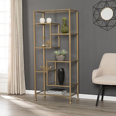 Southern Enterprises Asymmetrical Bookcase