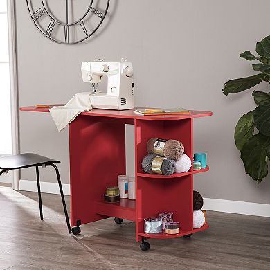 Southern Enterprises Expandable Rolling Craft Station