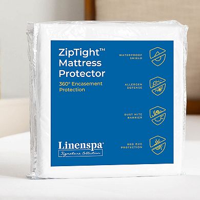 Linenspa Signature ZipTight Encasement Mattress Protector 