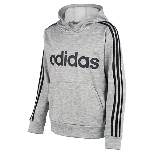 Boys 8-20 adidas 3-stripped Hooded Fleece Pullover