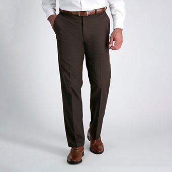 Men's Haggar® Cool Right® Performance Flex Classic-Fit Flat-Front Pants
