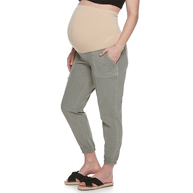 Maternity a:glow™ Knit Twill Soft Jogger Pants