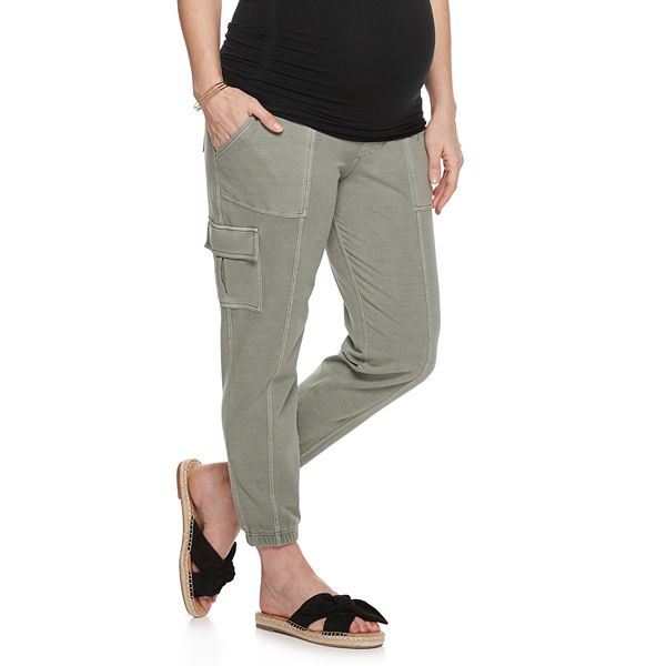 Maternity a:glow™ Knit Twill Soft Jogger Pants