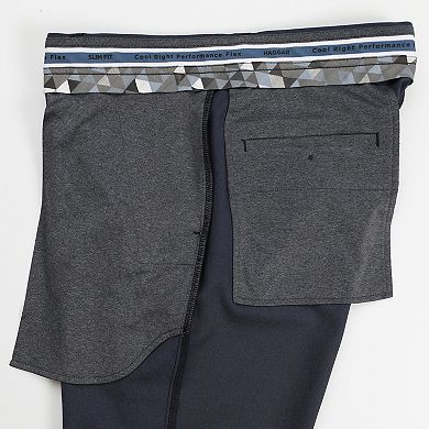 Men's Haggar® Cool Right® Performance Flex Slim-Fit Flat-Front Pants