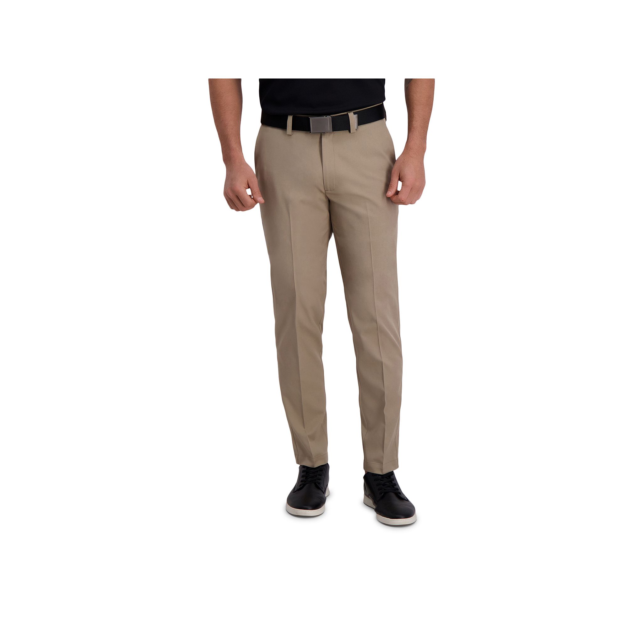 Mens Haggar® Cool Right® Performance Flex Slim-Fit Flat-Front Pants, Siz