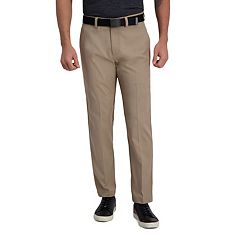 Haggar H26 Men's Premium Stretch Classic Fit Dress Pants - Khaki 42x30