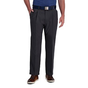 Men's Haggar® Cool Right® Performance Flex Classic-Fit Pleated Pants