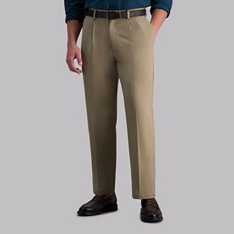 Men's Haggar® Cool Right® Performance Flex Classic-Fit Pleated Pants