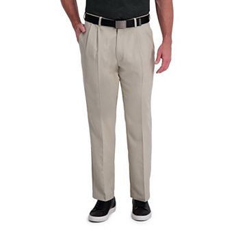 Men's Haggar® Cool Right® Performance Flex Classic-Fit Pleated Pants