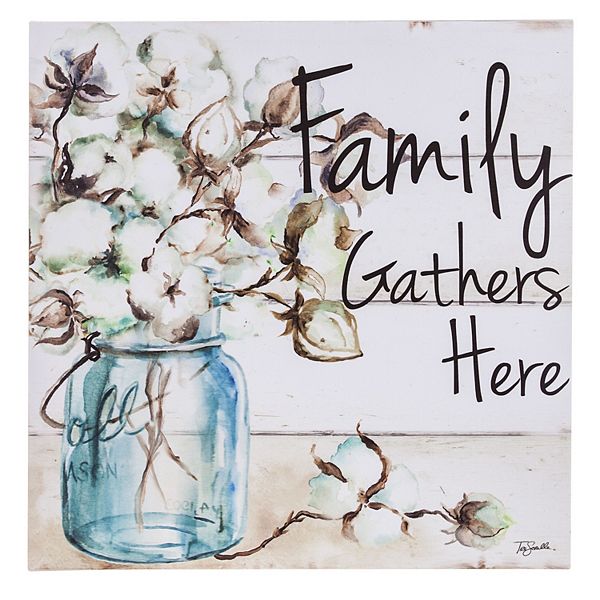 Cape Craftsmen "Family Gathers Here" LED Wall Decor