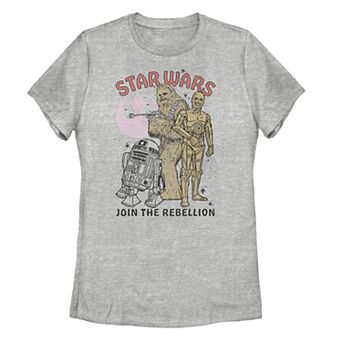 Juniors' Star Wars "Join The Rebellion" Group Shot Tee