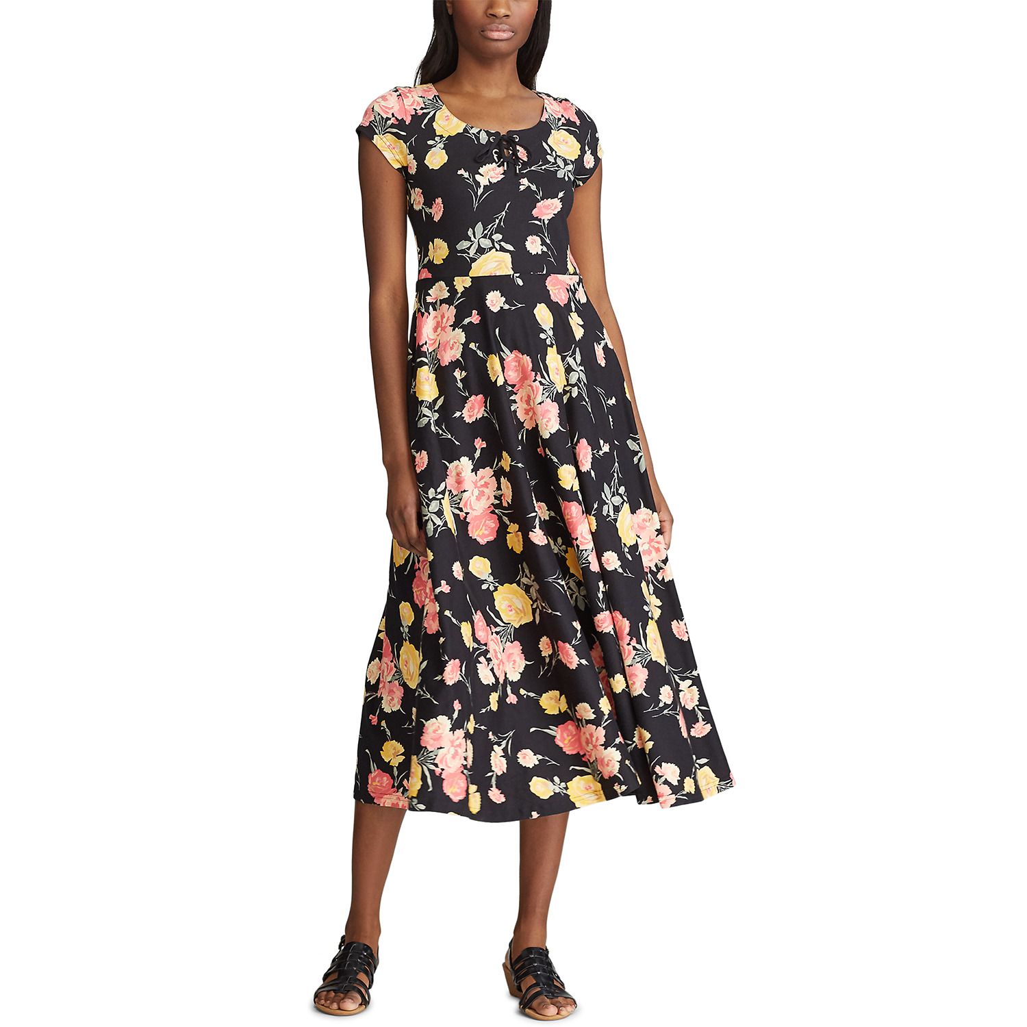 chaps floral dress