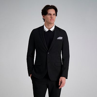 Men's J.M. Haggar Ultra-Slim Fit Stretch Suit Jacket, Size: 40 - Regular, Black