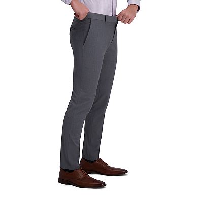 Men's J.M. Haggar Ultra-Slim Fit 4-Way Stretch Plain Weave Flat-Front Suit Pants