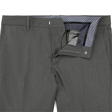 Men's J.M. Haggar Ultra-Slim Fit 4-Way Stretch Plain Weave Flat-Front Suit Pants