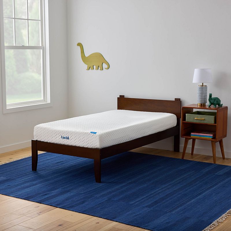 Lucid Dream Collection 8-in. Memory Foam Mattress, Size: Twin XL, White