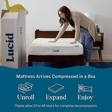 Lucid Dream Collection 8-in. Memory Foam Mattress