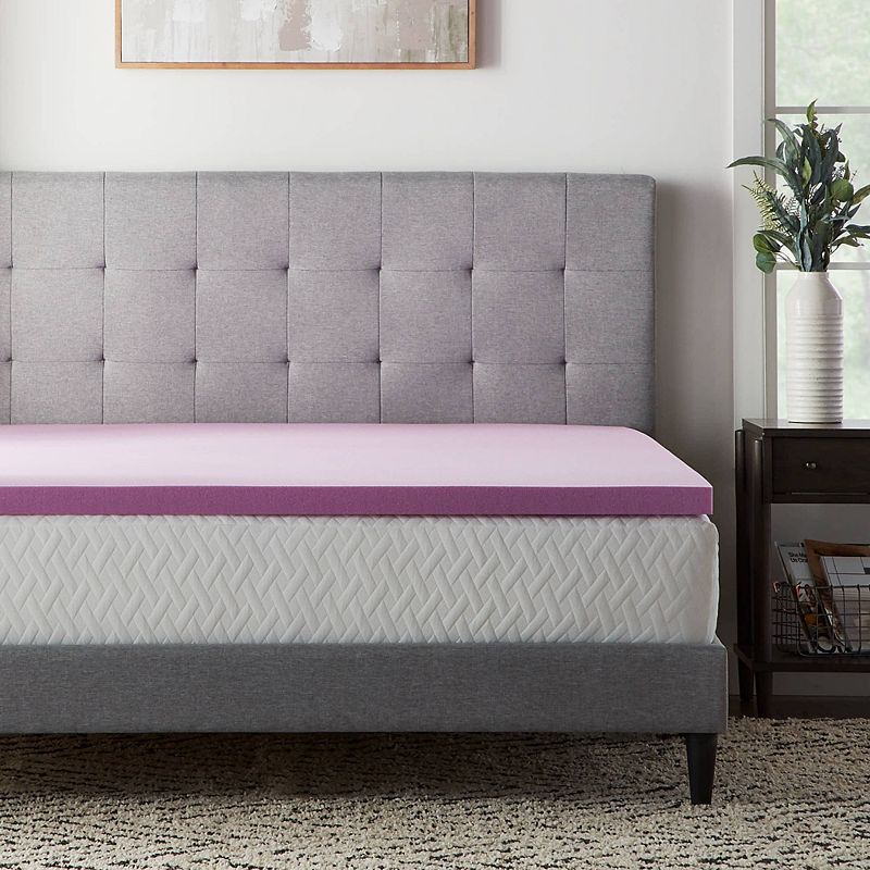 Lucid Dream Collection 2-in. Lavender Mattress Topper, Lt Purple, Twin XL