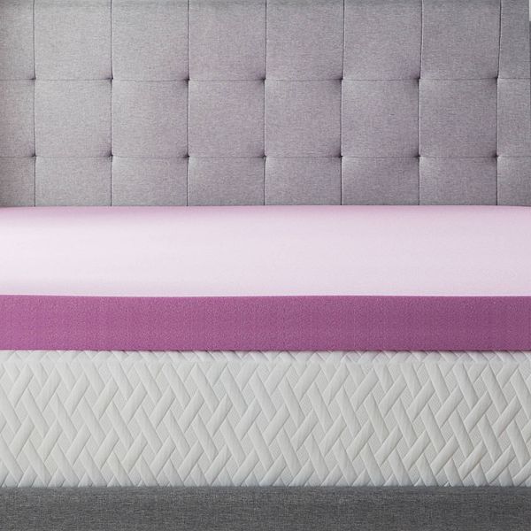 Lucid Dream Collection 4in. in Lavender Mattress Topper