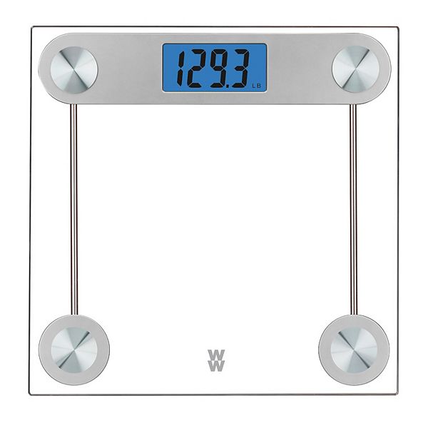 Weight Watchers White Digital Bathroom Scale at