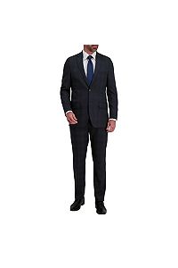 Image of Men's Haggar J.M. Haggar Signature Herringbone Tailored Fit Suit Separate Coat, Size: 44 - Regular, Grey