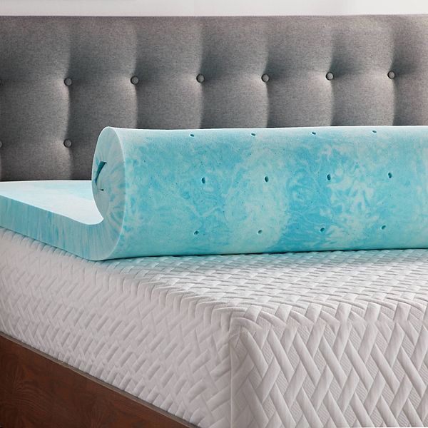 Lucid Dream Collection 3in. Gel Swirl Memory Foam Mattress Topper