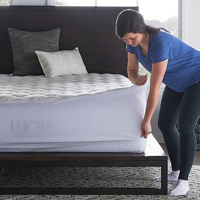 Lucid Dream Collection Overfilled Mattress Pad