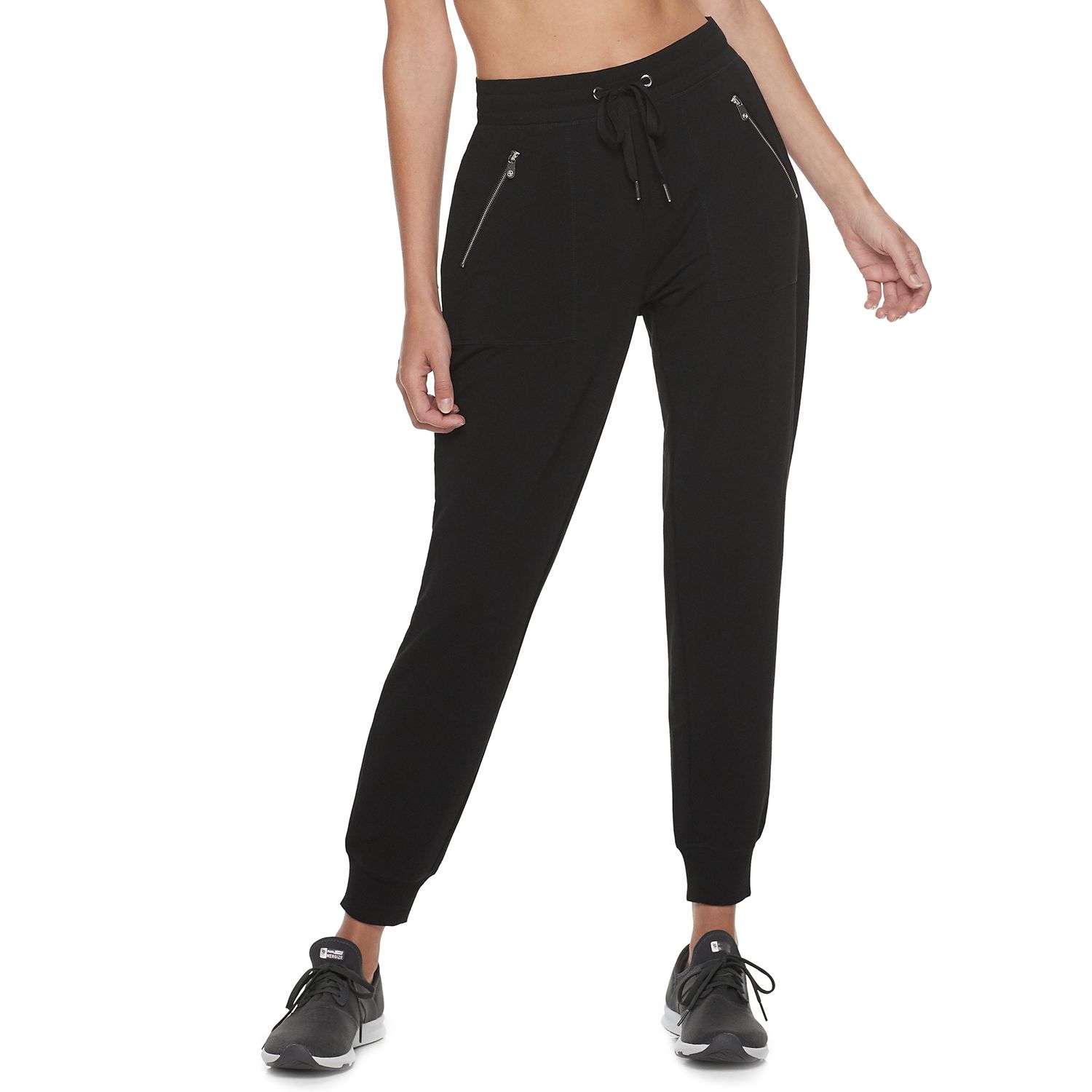 Exercise Pants With Zipper Pockets