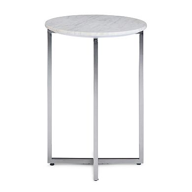 Simpli Home Marsden Contemporary Metal Accent Side Table