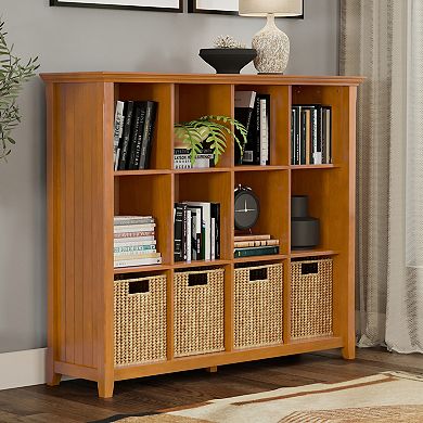 Simpli Home Acadian Rustic 12 Cube Storage