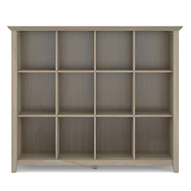 Simpli Home Acadian Rustic 12 Cube Storage