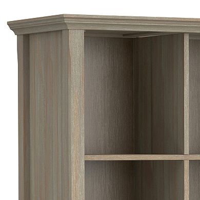 Simpli Home Acadian Rustic 12 Cube Storage