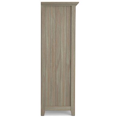 Simpli Home Acadian Rustic 12 Cube Storage