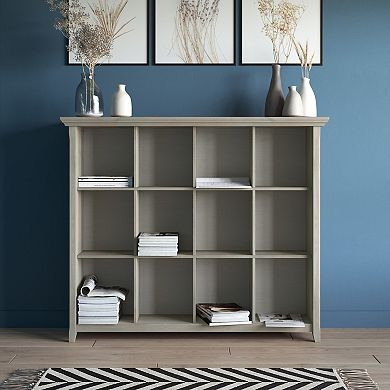 Simpli Home Acadian Rustic 12 Cube Storage