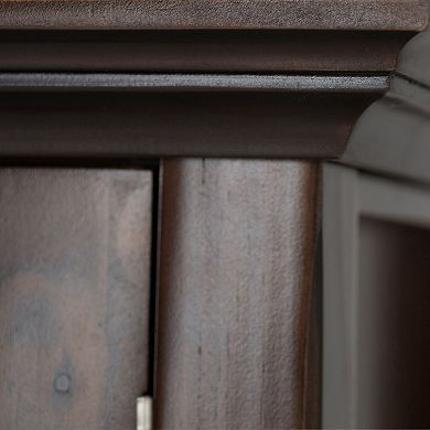 Simpli Home Acadian Rustic TV Media Stand