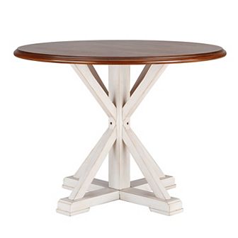 Southern Enterprises Barrisdale Farmhouse Dining Table