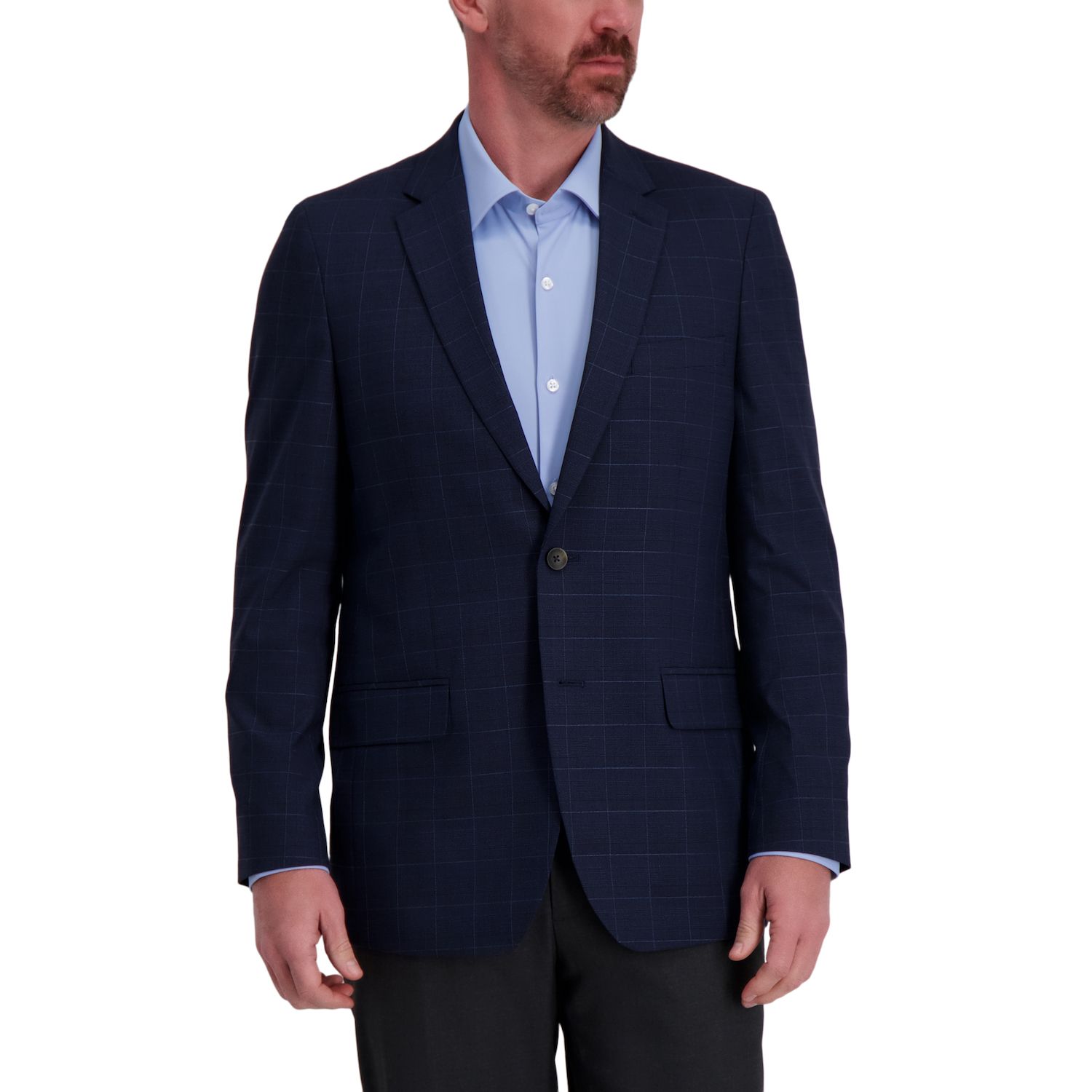 haggar clothing men's tailored fit in motion blazer