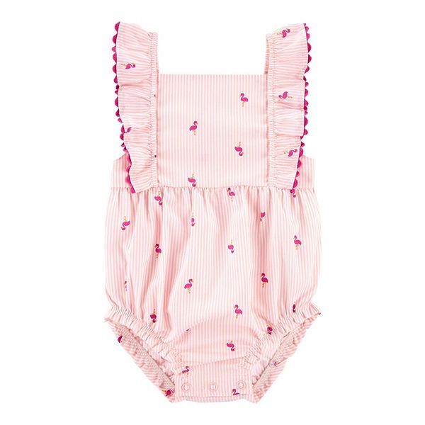 Baby 2025 flamingo romper