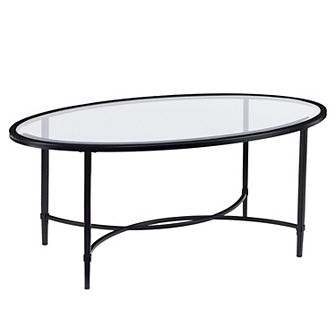 Southern Enterprises Quinton Oval Coffee Table