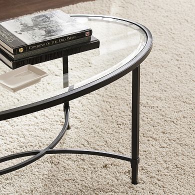 Southern Enterprises Quinton Oval Coffee Table