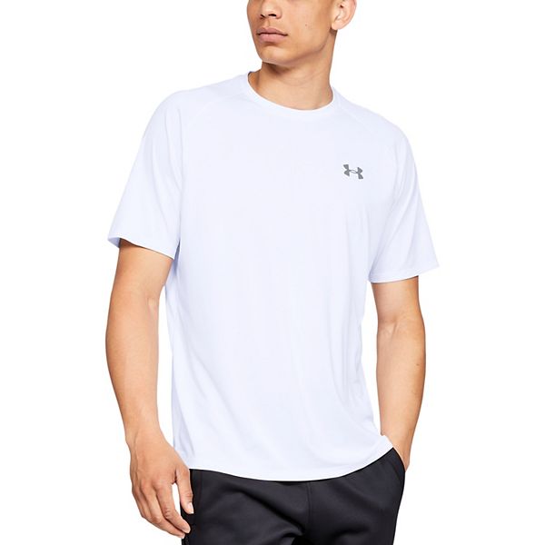 Big & Tall Under Armour Tech 2.0 Short Sleeve Tee - White (4XL TALL)