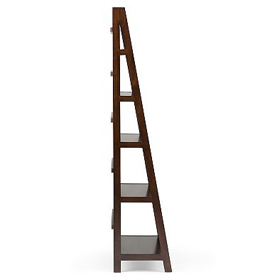 Simpli Home Acadian Rustic Wood Bookcase
