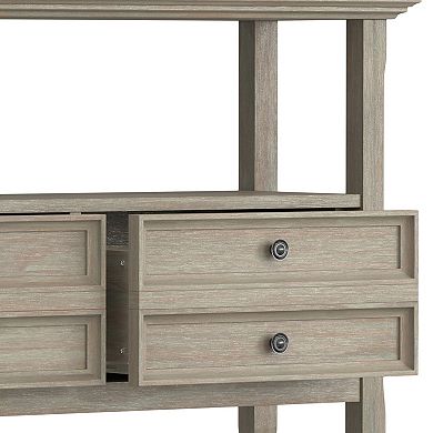 Simpli Home Amherst Transitional Console Sofa Table