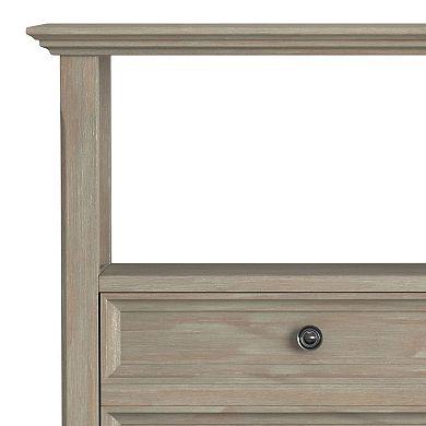 Simpli Home Amherst Transitional Console Sofa Table