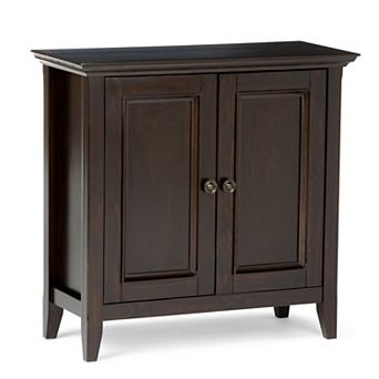 Simpli Home Amherst Transitional Low Storage Cabinet