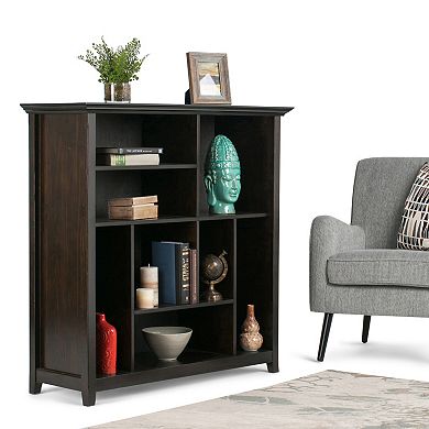 Simpli Home Amherst Transitional Multi Cube Bookcase and Storage Unit