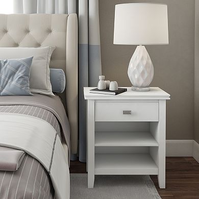 Simpli Home Artisan Contemporary Bedside Nightstand Table