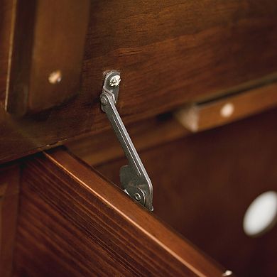 Simpli Home Artisan Contemporary Entryway Storage Bench